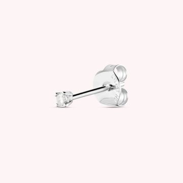 Boucles d'oreilles puce à l'unité oxyde de 2mm