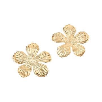 Boucles d'Oreilles Agatha Bloom en Laiton