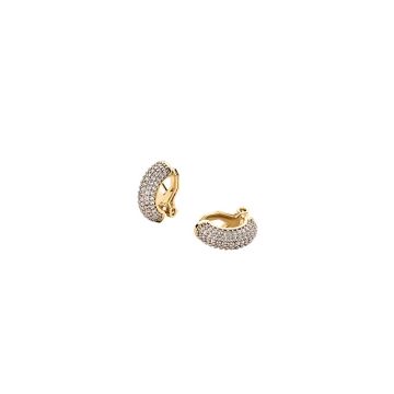 Boucles d'Oreilles Agatha Clip en Laiton