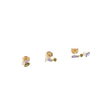 Boucles d'Oreilles Agatha M&M en Argent