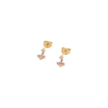Boucles d'Oreilles Agatha Beloved en Argent