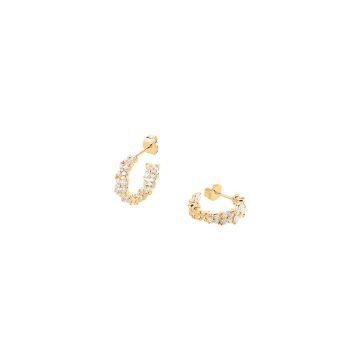 Boucles d'Oreilles Agatha Beloved en Argent