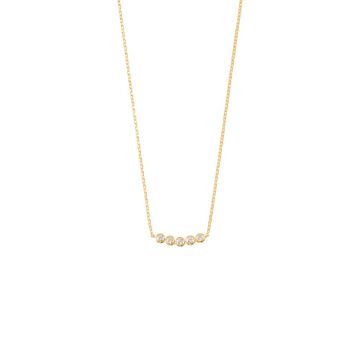 Collier argent doré avec oxydes