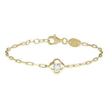 Bracelet Argent doré (3,26 g.), oxyde de zirconium LÉGENDE - Charles Garnier