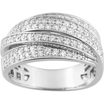 Bague Diamant 0.68ct Or 750 Blanc