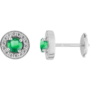 Boucles d'oreilles clou em diamant 0.22ct GH-SI en or