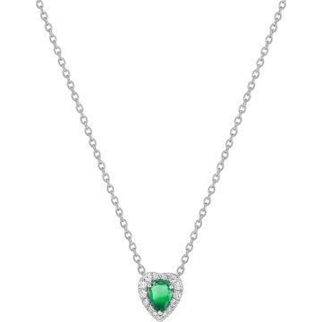 Collier em0.36 diamant 0.15ct GH-SI en or