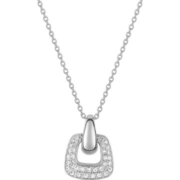 Collier diamant 0.24ct GH-SI en or