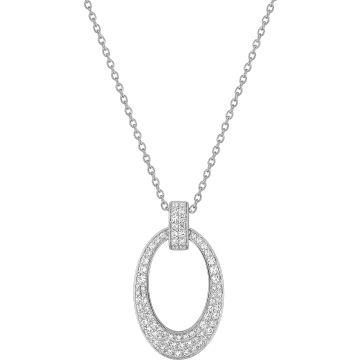 Collier diamant 0.69ct GH-SI en or
