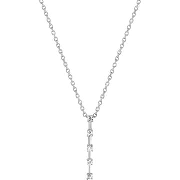 Collier diamant 0.15ct GH-SI en or