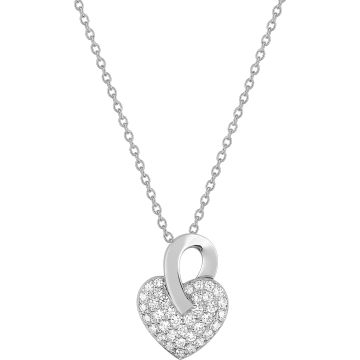 Collier diamant 0.50ct GH-SI en or