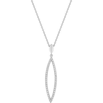 Collier diamant 0.22ct GH-SI en or