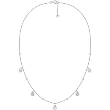 Collier diamant 0.48ct GH-SI en or