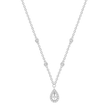 Collier diamant 0.16ct GH-SI en or