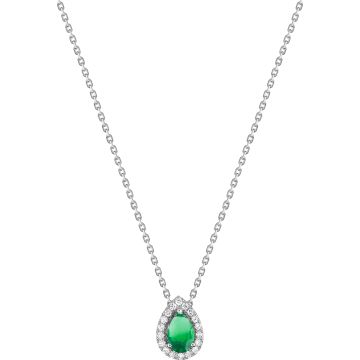 Collier em0.36 diamant 0.09ct GH-SI en or