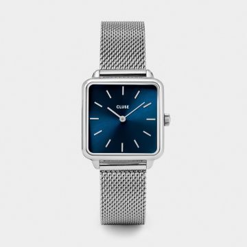 La Tétragone Watch Mesh, Blue, Silver Colour