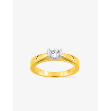 Solitaire diamant synthétique 0.30ct