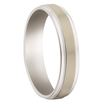 Alliance Fantaisie Or Blanc