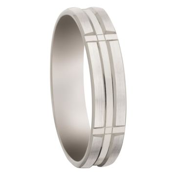 Alliance Fantaisie Or Blanc