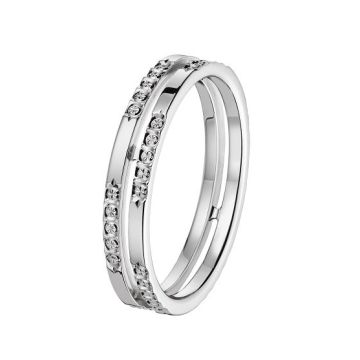 Alliance Fantaisie Or Blanc