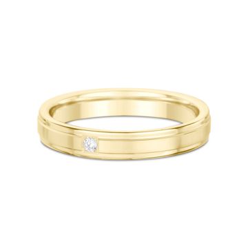 Alliance Or Jaune Diamant 0.03 Ct