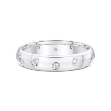 Alliance Or Blanc Diamant 0.25 Ct