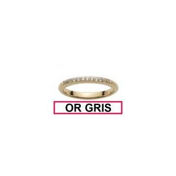 Alliance Or Blanc Diamant 0.2 Ct