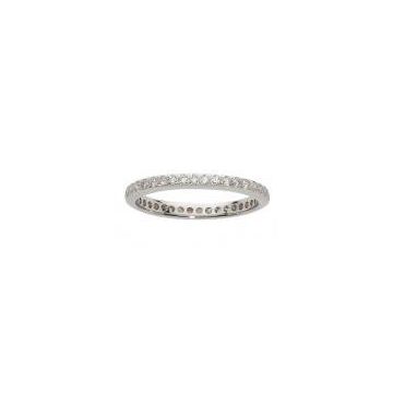 Alliance Or Blanc Diamant 0.69 Ct