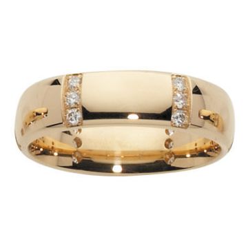 Alliance Or Jaune Diamant 0.3 Ct