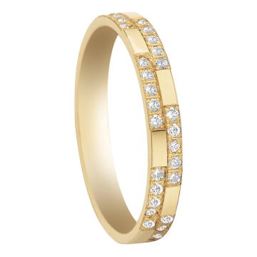 Alliance Or Jaune Diamant 0.48 Ct