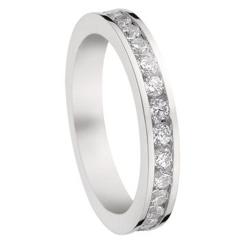 Alliance Or Blanc Diamant 0.56 Ct