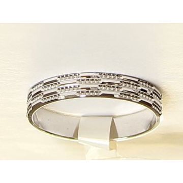 Alliance Fantaisie Or Blanc