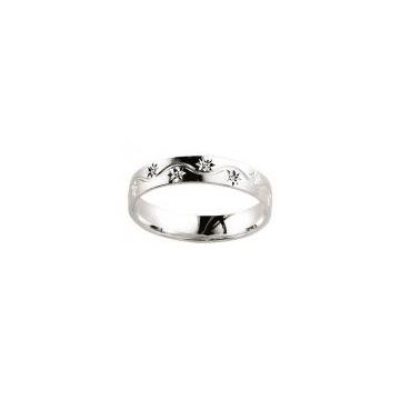 Alliance Fantaisie Or Blanc