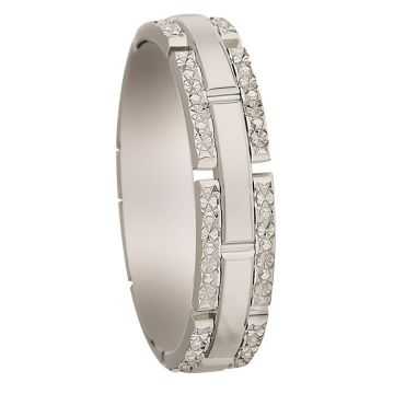Alliance Fantaisie Or Blanc