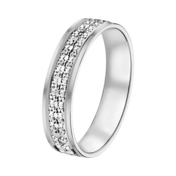 Alliance Fantaisie Or Blanc