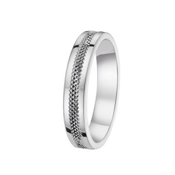 Alliance Fantaisie Or Blanc