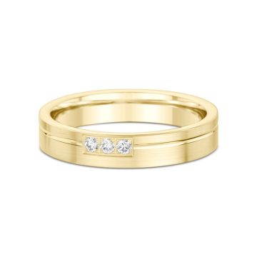 Alliance Or Jaune Diamant 0.09 Ct