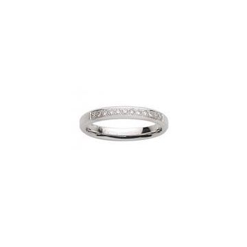 Alliance Or Blanc Diamant 0.2 Ct