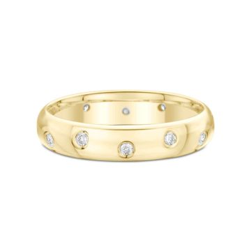Alliance Or Jaune Diamant 0.25 Ct