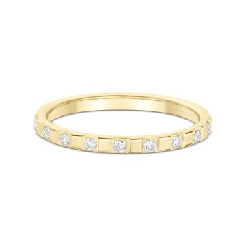 Alliance Or Jaune Diamant 0.34 Ct