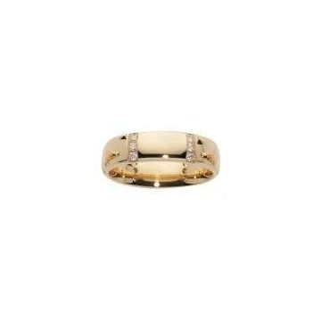 Alliance Or Blanc Diamant 0.3 Ct