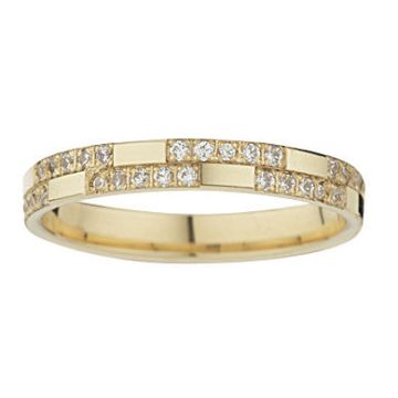Alliance Or Jaune Diamant 0.48 Ct