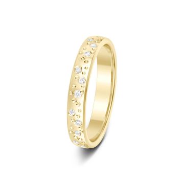 Alliance Or Jaune Diamant 0.12 Ct