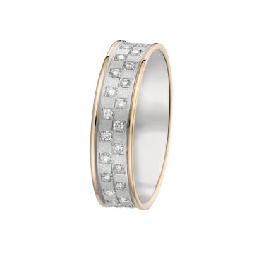 Alliance Bicolore Diamant 0.4 Ct