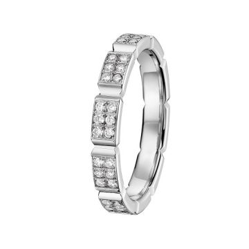 Alliance Or Blanc Diamant 0.24 Ct