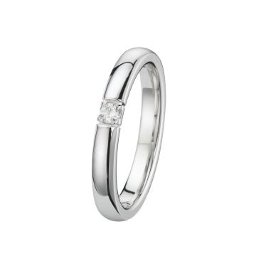 Alliance Or Blanc Diamant 0.06 Ct