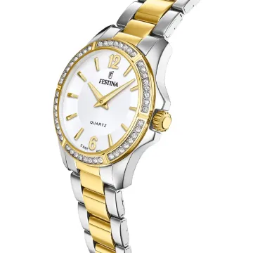 Montre  Festina F20594/1 Gris, Bracelet Acier Inoxydable, Femme