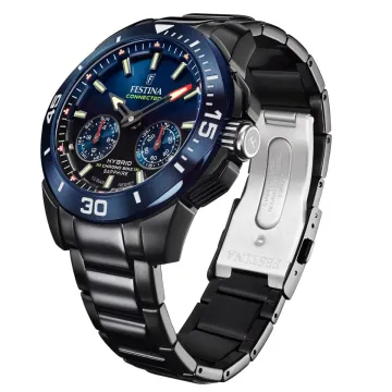 Festina  Connected F20647/1 Bleu Acier Inoxydable 316L Homme