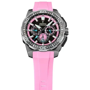 Montre  Homme Festina Chrono Bike F20725/2 Noir Bracelet En Caoutchouc