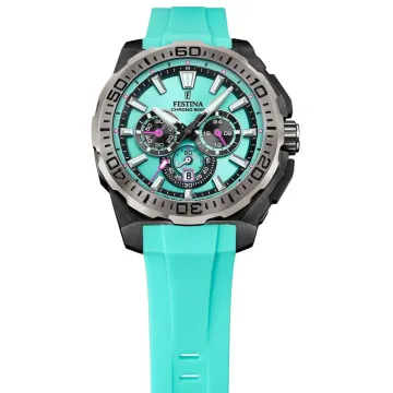 Montre  Homme Festina Chrono Bike F20726/2 Bleu Bracelet En Caoutchouc
